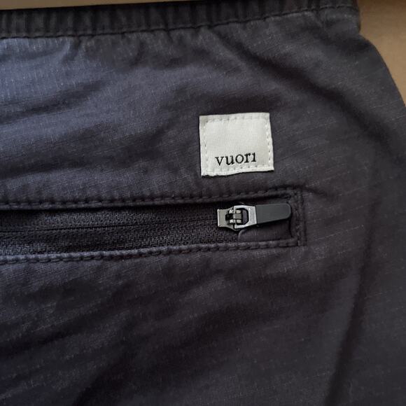 VUORI WOMEN'S Organic Cotton RIPSTOP PANT VW401 Zip Cargo Charcoal Gray Medium - Picture 11 of 12